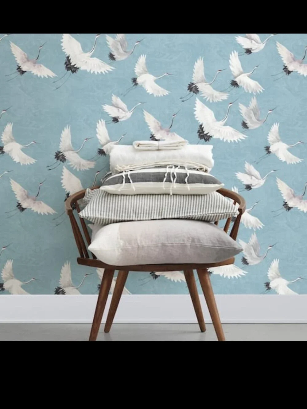 NuWallpaper Halcyon Peel and Stick Wallpaper, Blue, Removable Wallpaper